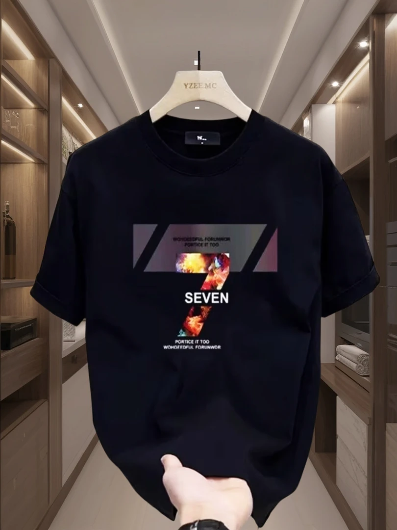 美式复古潮牌休闲百搭短袖t恤男夏季新款重磅纯棉宽松慵懒风上衣