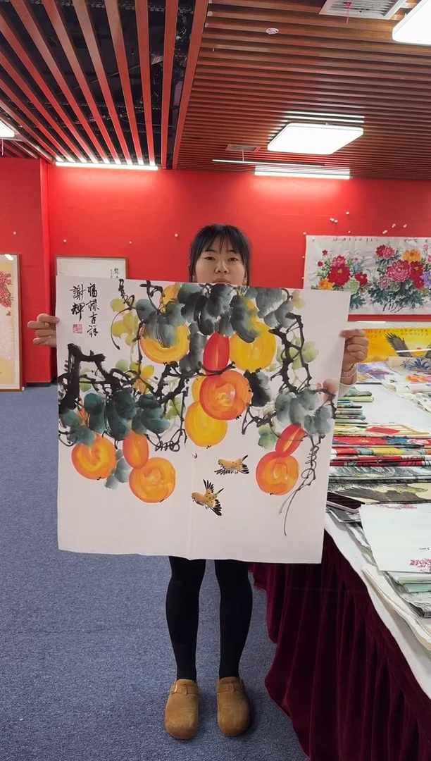 国画谢辉老师四尺斗方精品