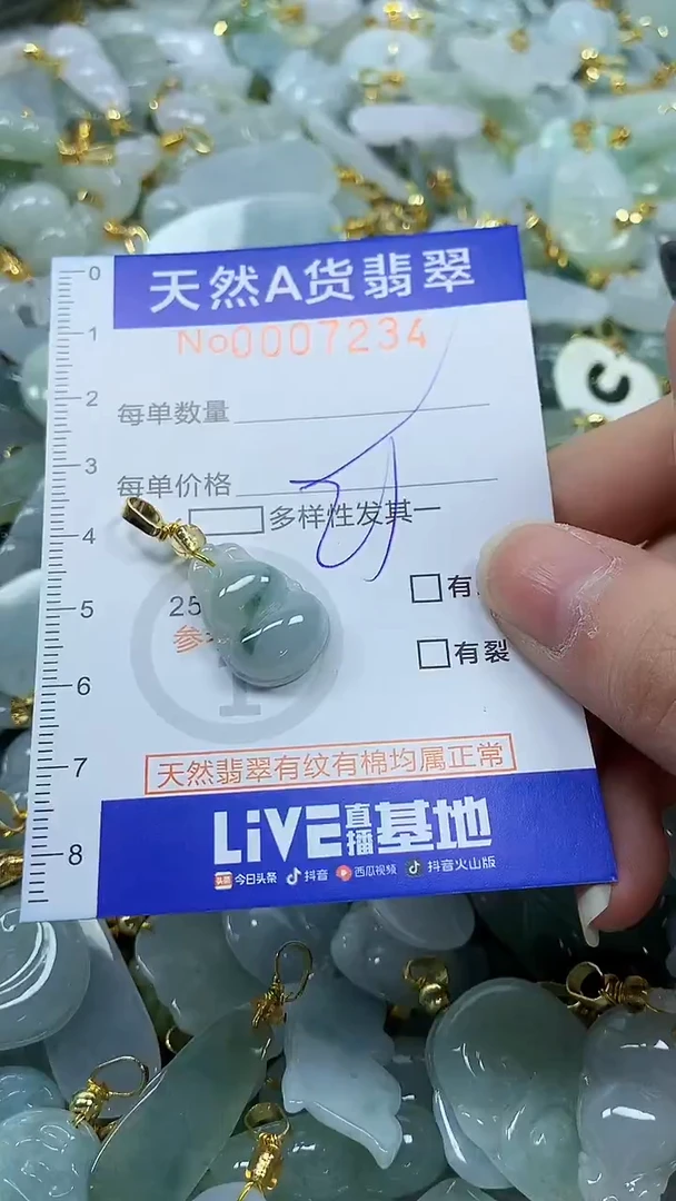 颈饰未镶嵌翡翠纯天然a货翡翠1