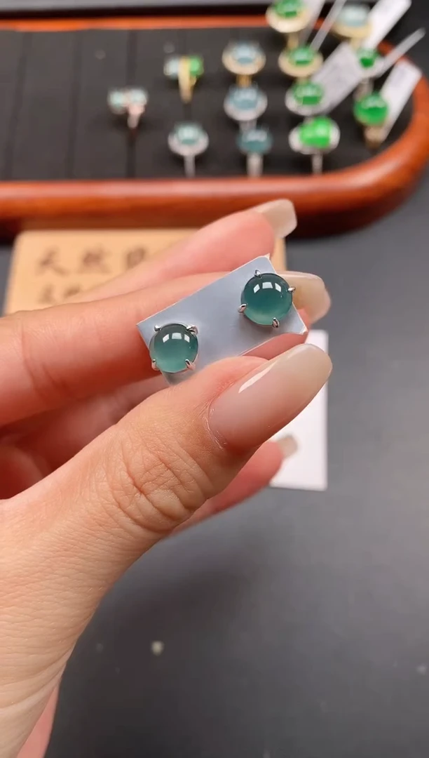 银S925镶嵌戒指翡翠1111