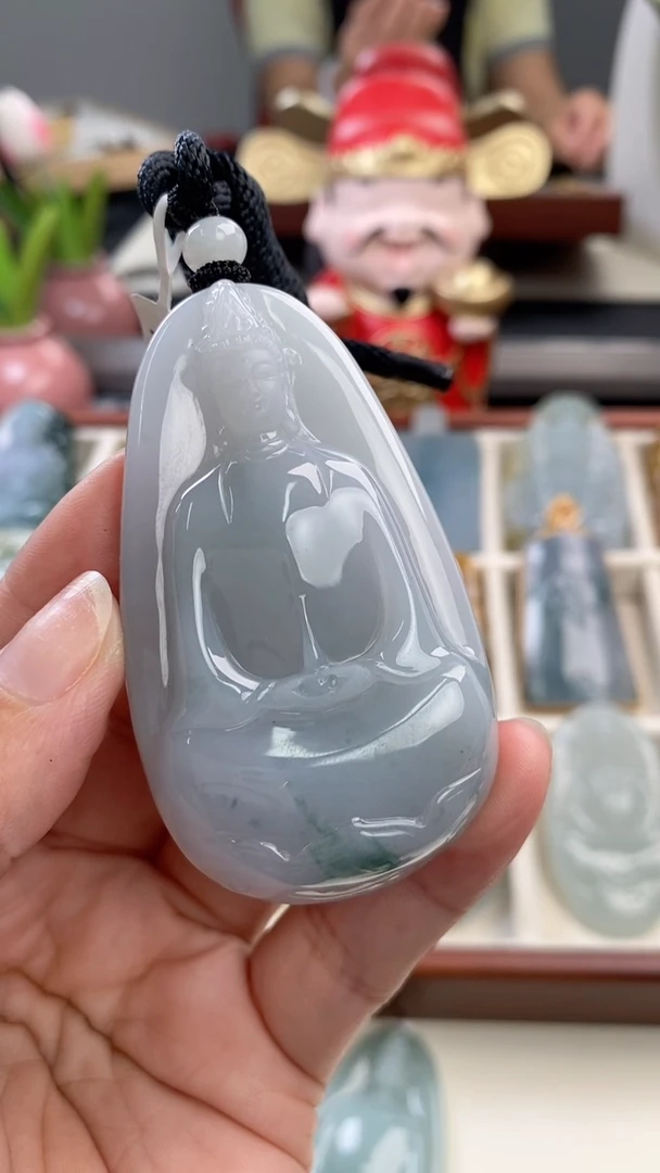 翡翠未镶嵌颈饰天然缅甸翡翠A货