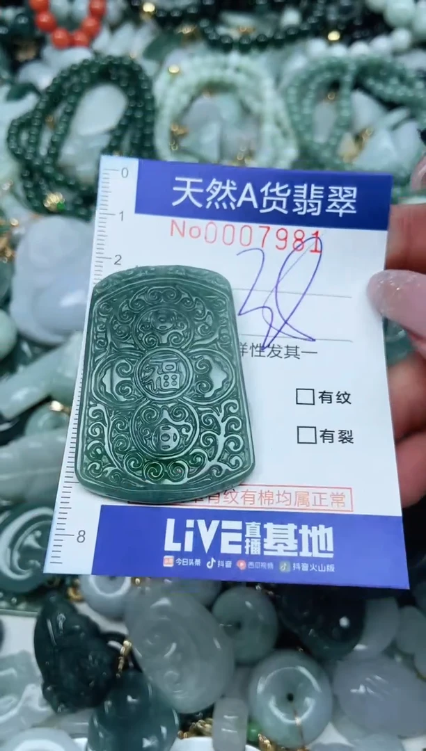 【闪购商品】翡翠吊坠(不含链)未镶嵌翡翠