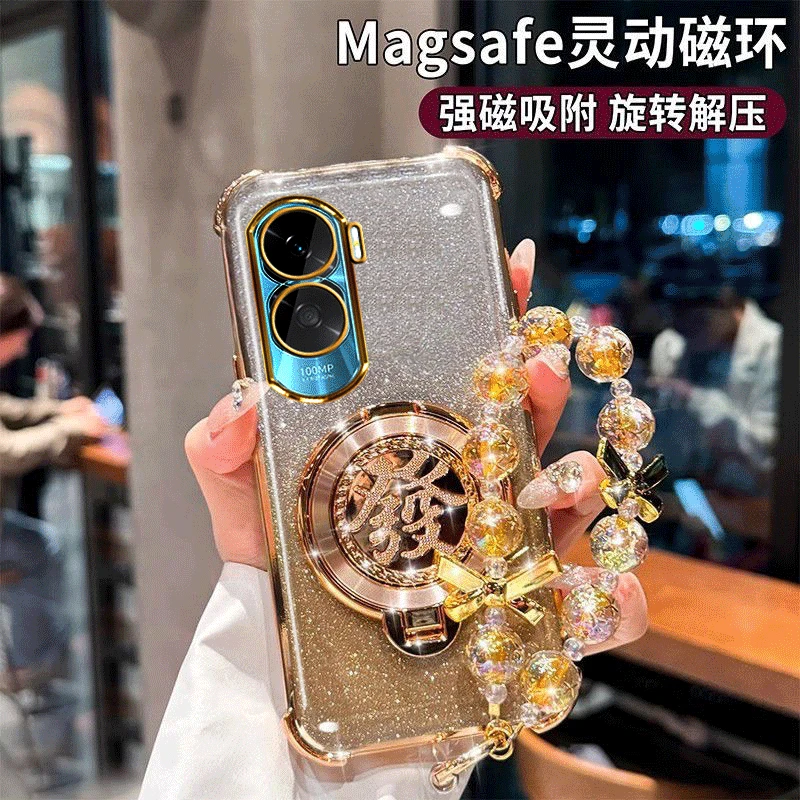 适用荣耀x50i手机壳网红女款高级四角外壳防摔全包镜头CRT-AN00