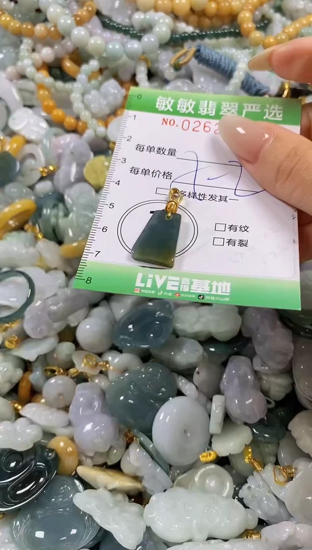 翡翠未镶嵌颈饰闪购0262433
