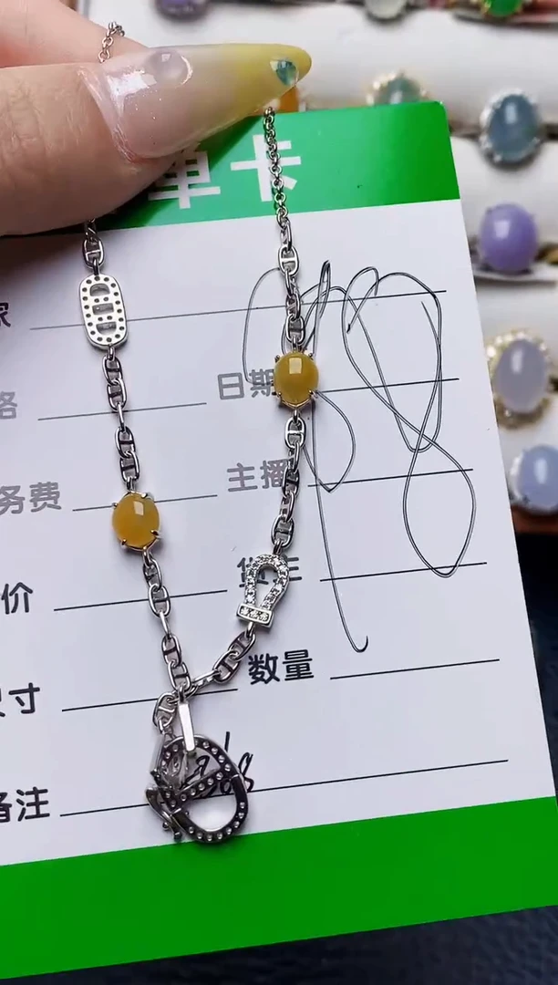 银S925镶嵌戒指翡翠8368