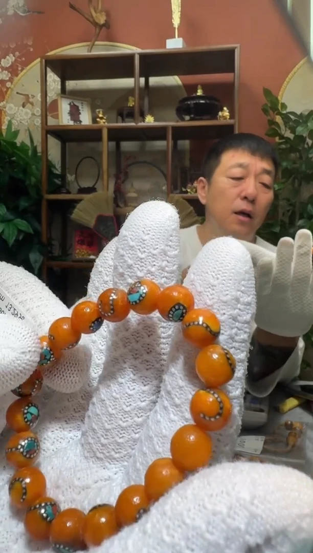 蜜蜡颈饰未镶嵌651天然蜜蜡珠宝奇石全都保真