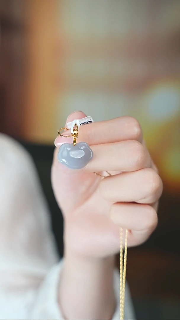 和田玉银S925镶嵌颈饰多样性发一cg