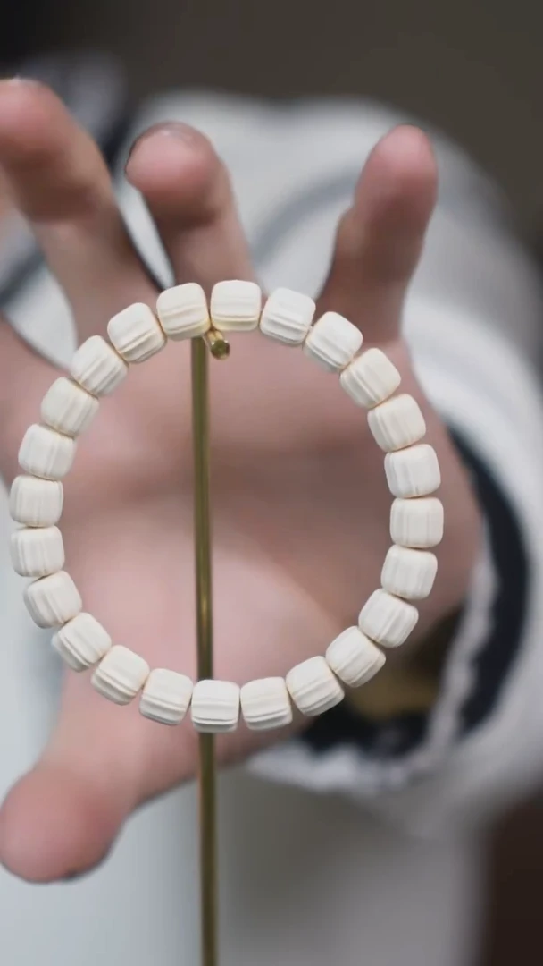 手串/手链/手镯猛犸象牙小***常猛犸牙玄武盾8*8.5mm单圈手串