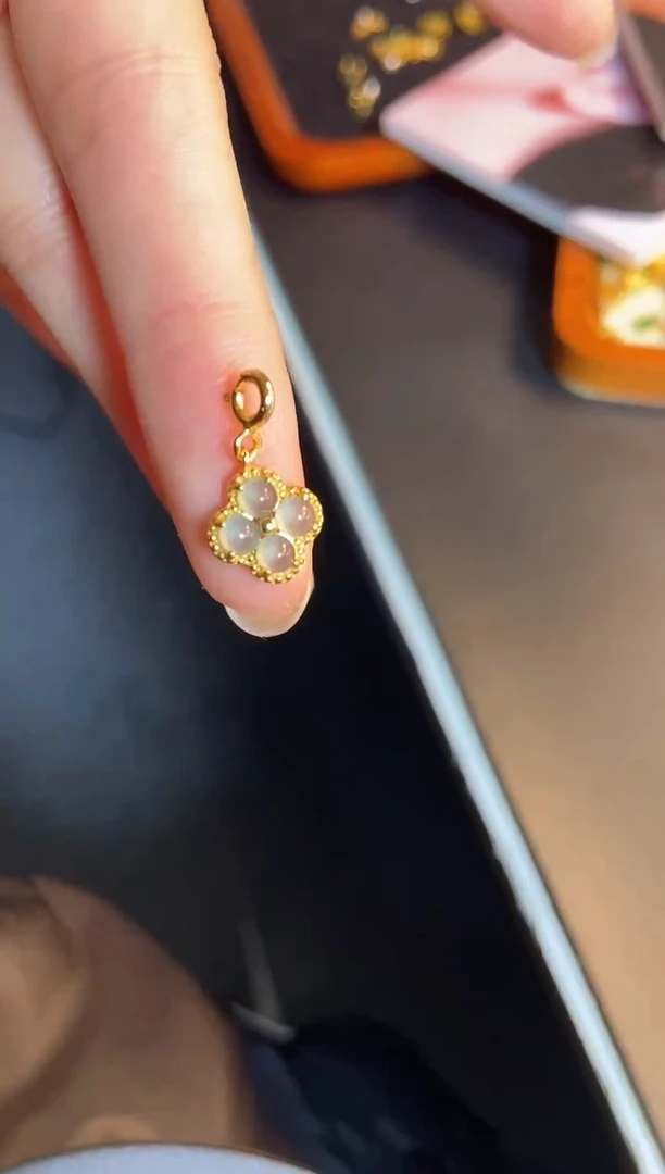 吊坠(不含链)银S925镶嵌翡翠1