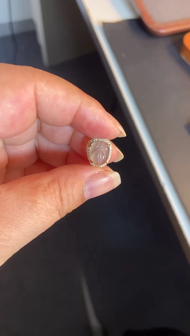 吊坠(不含链)银S925镶嵌翡翠1