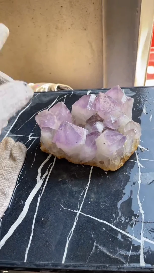 【闪购商品】水晶原石未镶嵌天然紫水晶原石摆件拍3单99发1