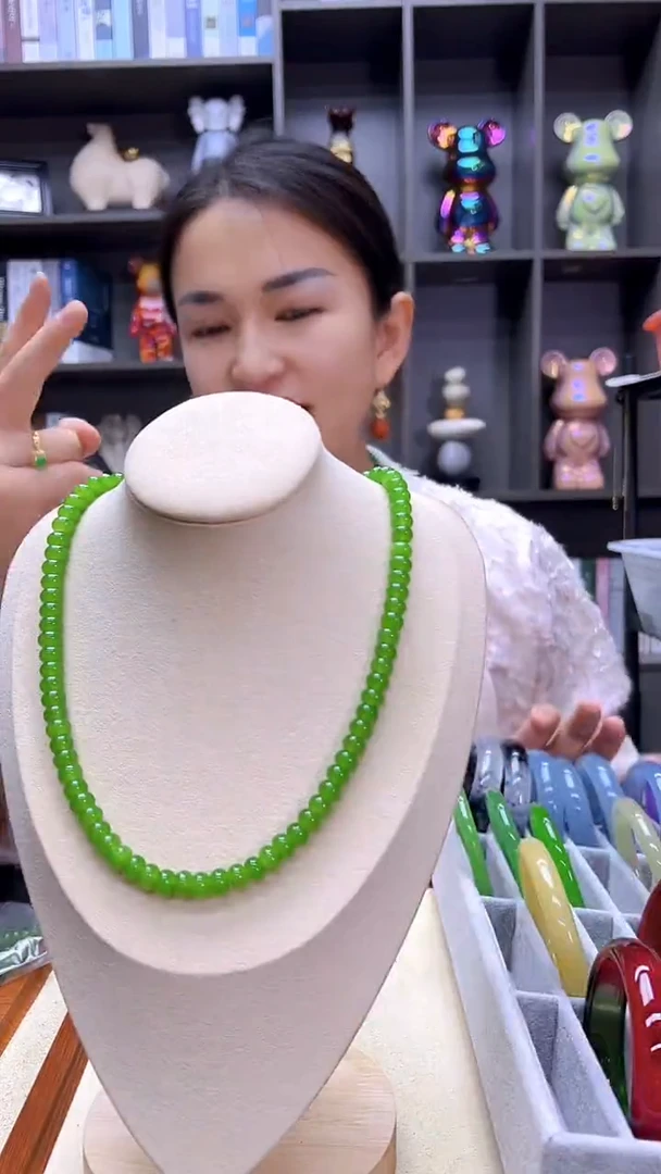 和田玉银S925镶嵌颈饰沉白diy劲饰