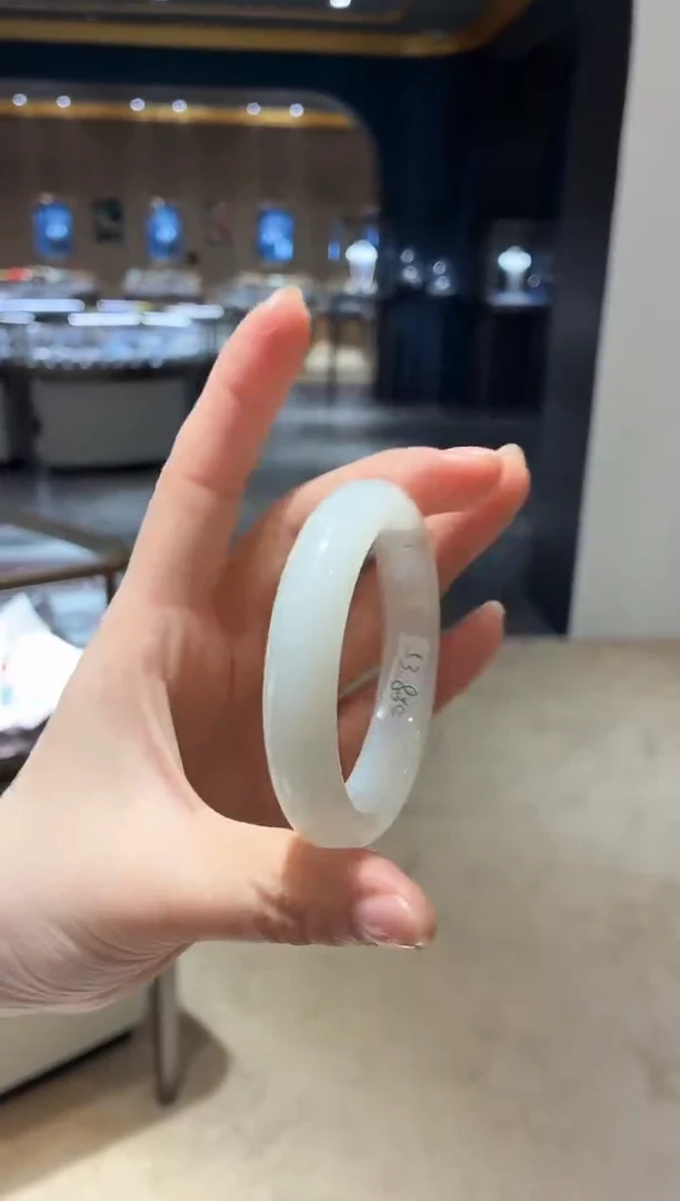 未镶嵌手镯和田玉136【】不退不换圈口54