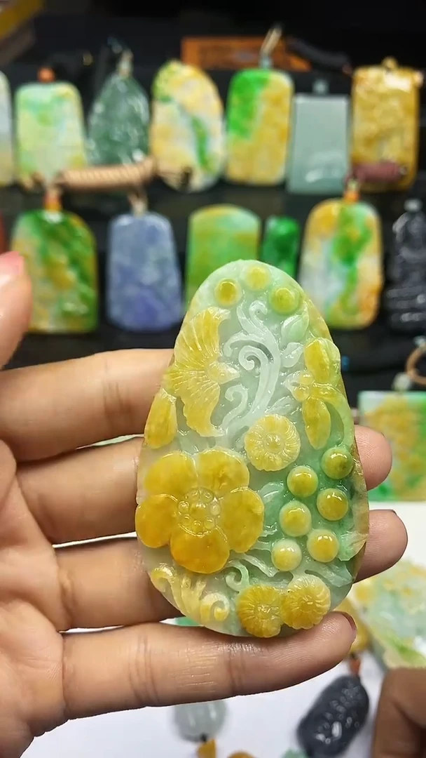 定制翡翠未镶嵌翡翠A货