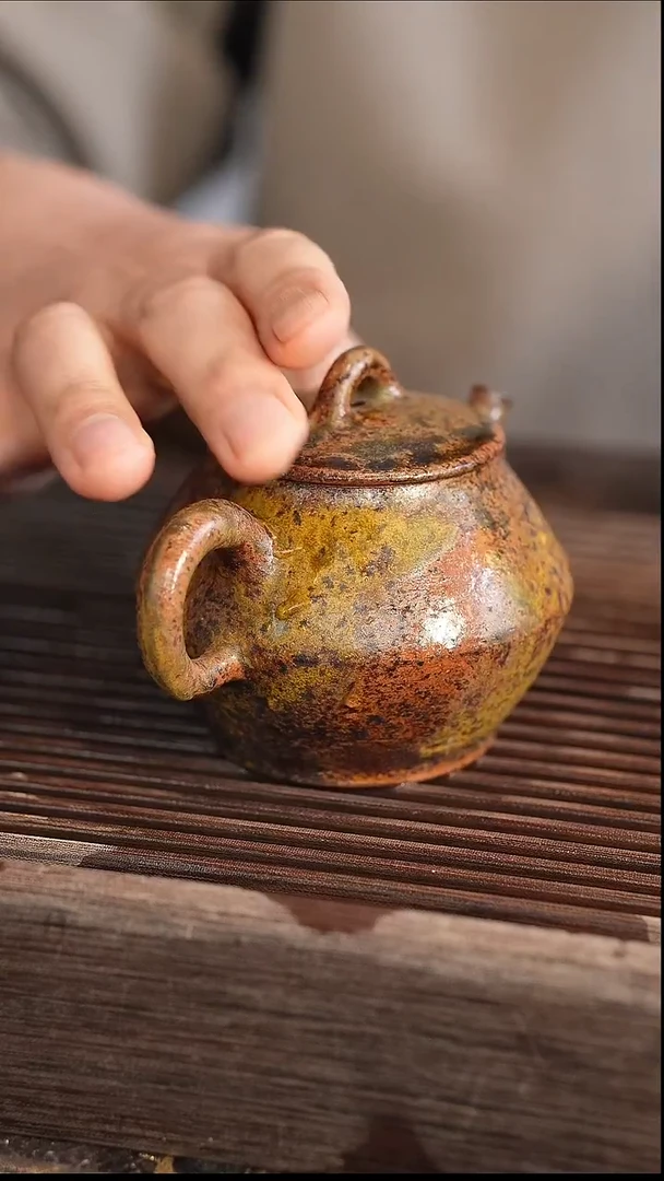 茶壶紫砂19号 柴烧 210cc