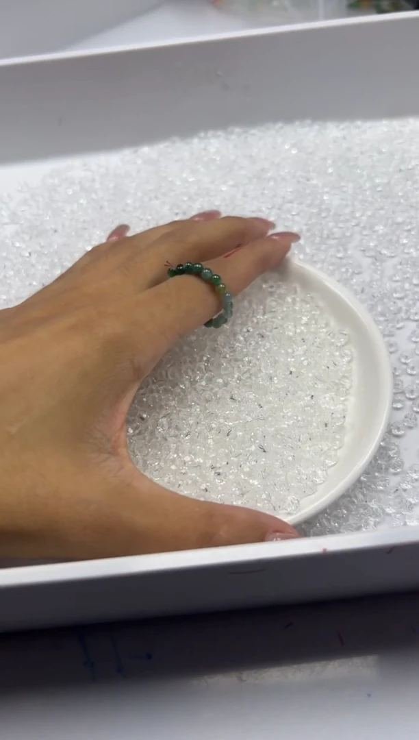 未镶嵌颈饰水晶w1400白水晶切面算盘4mm*50颗