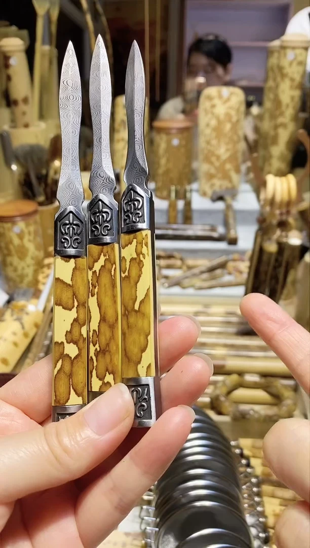 梅妃竹精品茶刀随机一把