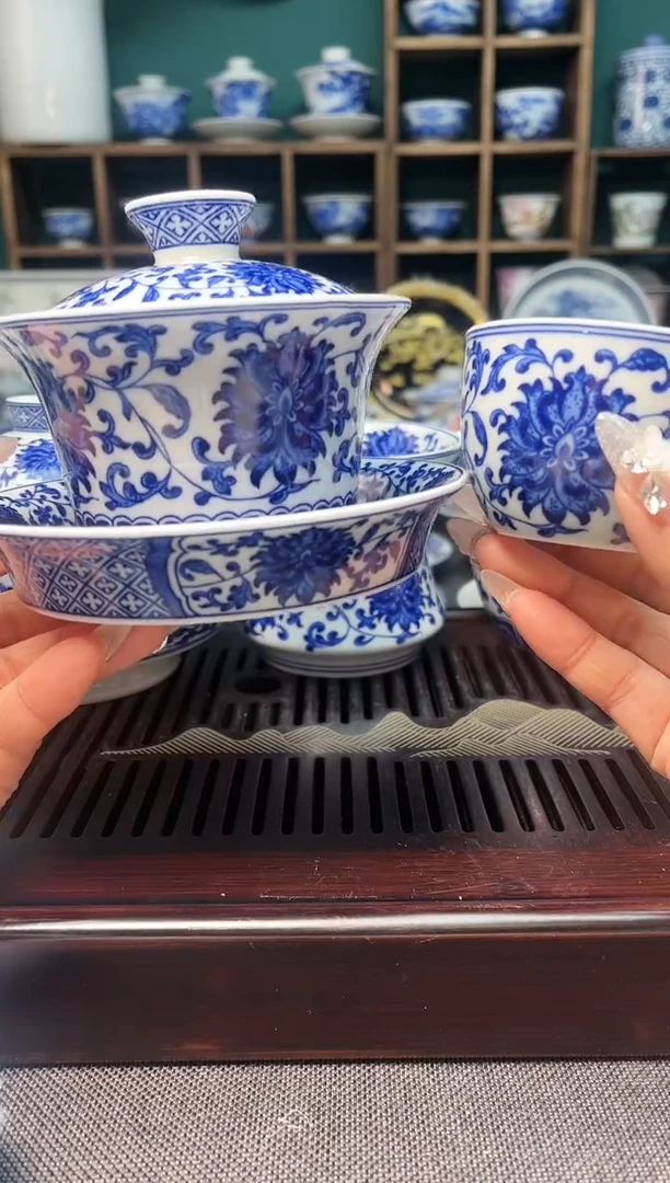【闪购商品】景德镇高温陶瓷茶具8888