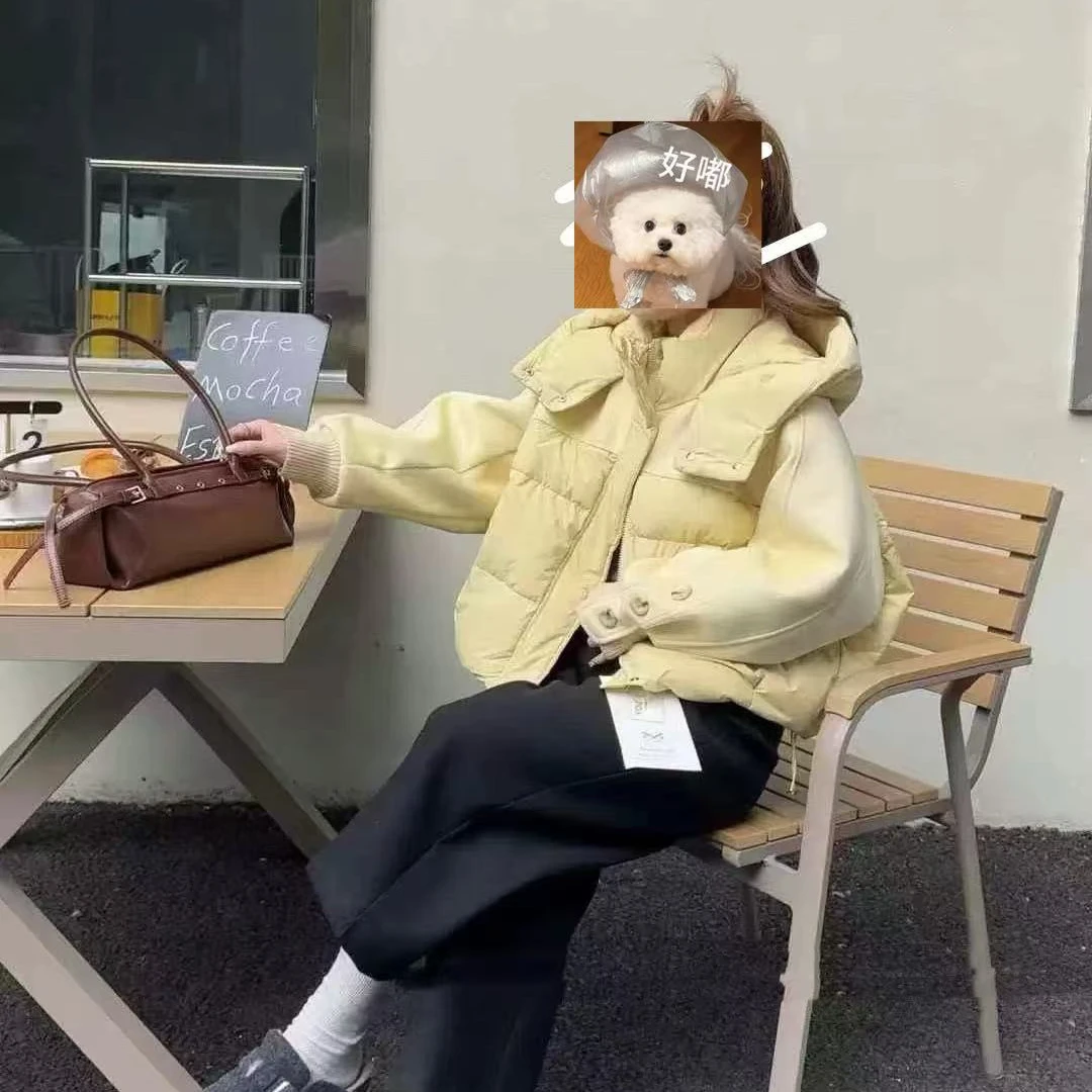 2319连帽独特冬外套on退on换～（无售后）