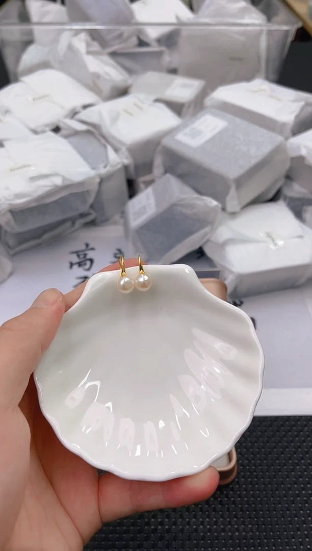 未镶嵌淡水珍珠耳饰ed1046