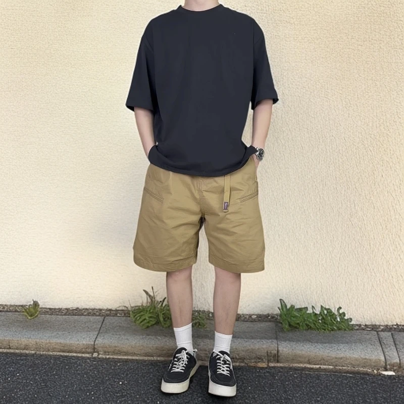 【超重磅水洗迷彩工装裤】水洗全棉日系阔版迷彩工装裤不掉色不缩水