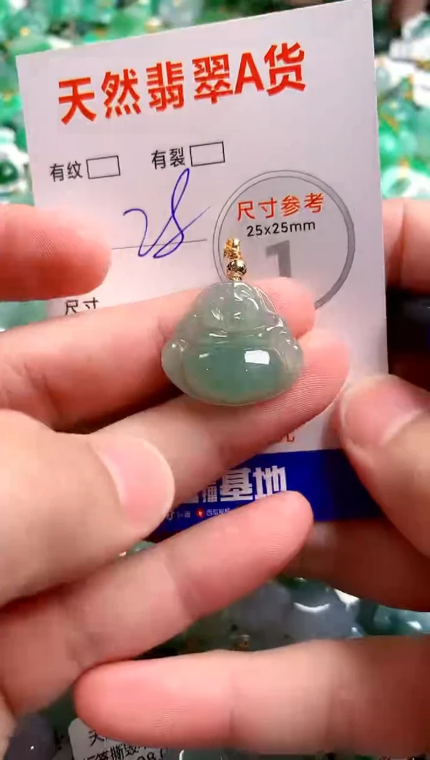 翡翠未镶嵌颈饰14004356