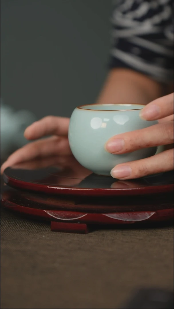 全品 小禅定杯 带底款