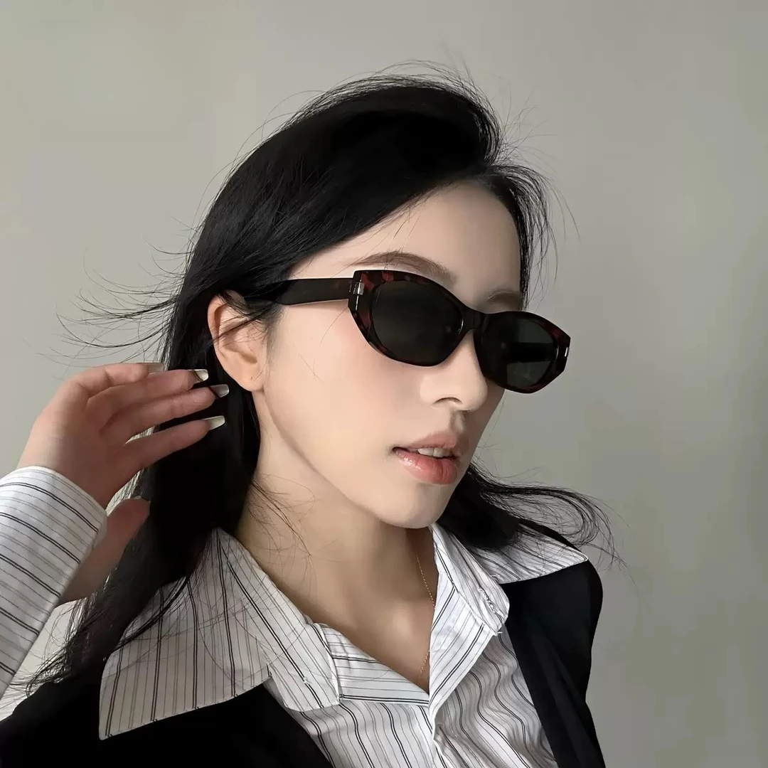 复古猫眼墨镜女太阳男款女士防晒运动钓鱼防紫外线男款女士眼镜