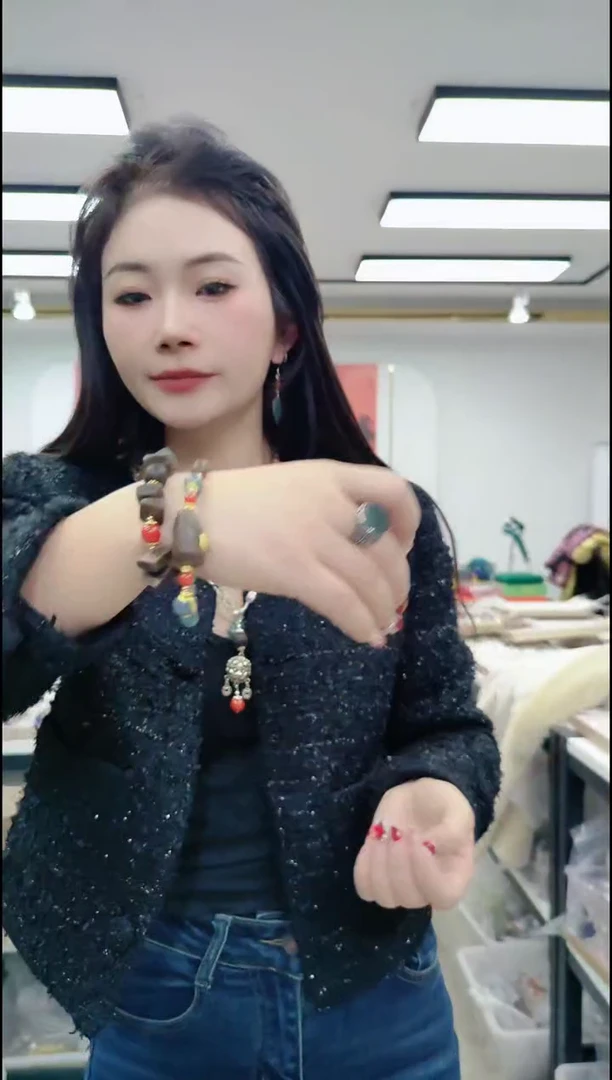 【闪购商品】翡翠颈饰未镶嵌0624 蓝水达双圈