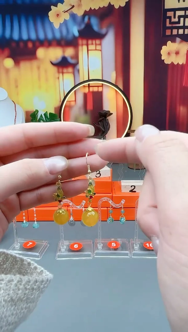 未镶嵌耳钉玛瑙/玉髓318