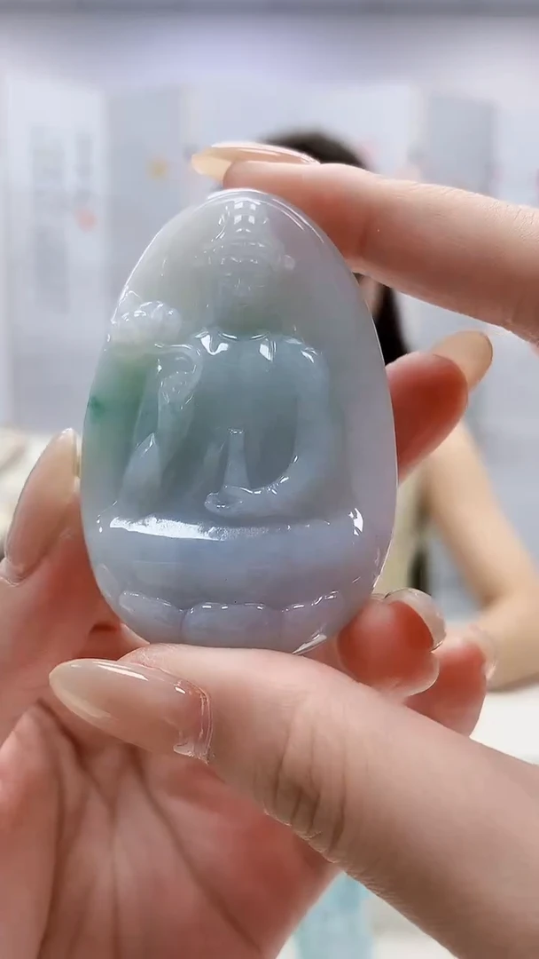 未镶嵌定制翡翠4957lr-毛货挂件17