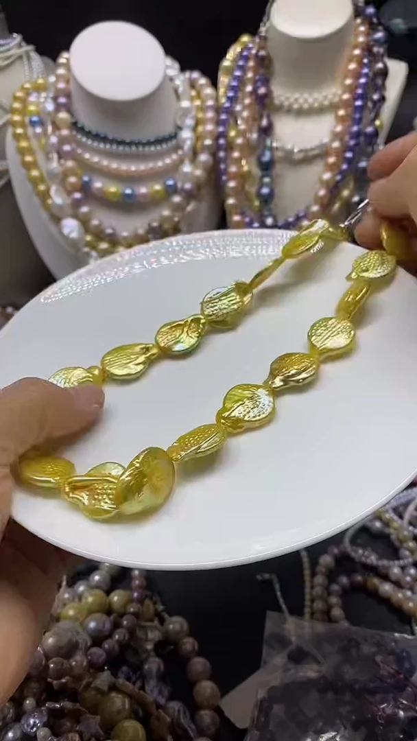 颈饰未镶嵌淡水珍珠多人