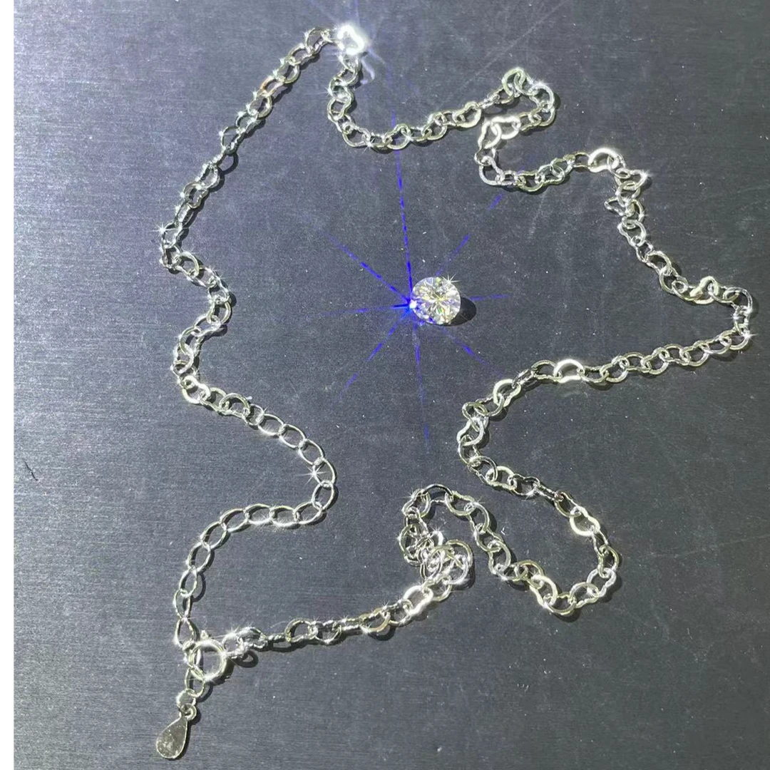 s534白色爱心项链多样性发货