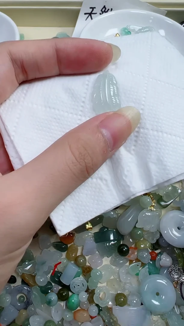 翡翠裸石455号链接，A货翡翠