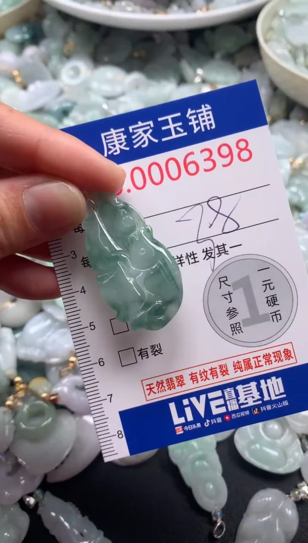 颈饰未镶嵌翡翠6398