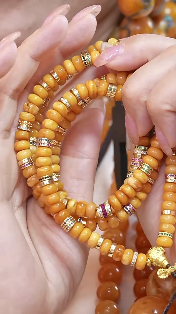 蜜蜡颈饰未镶嵌8899天然蜜蜡珠宝奇石云端妖孽全部保真