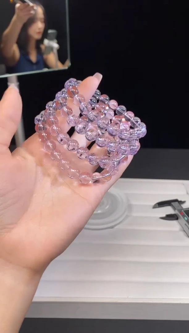水晶手链未镶嵌多样性发其一；编号B200