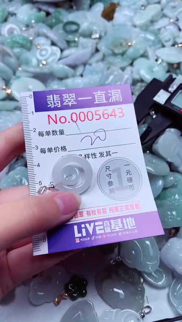 吊坠(不含链)未镶嵌翡翠5643