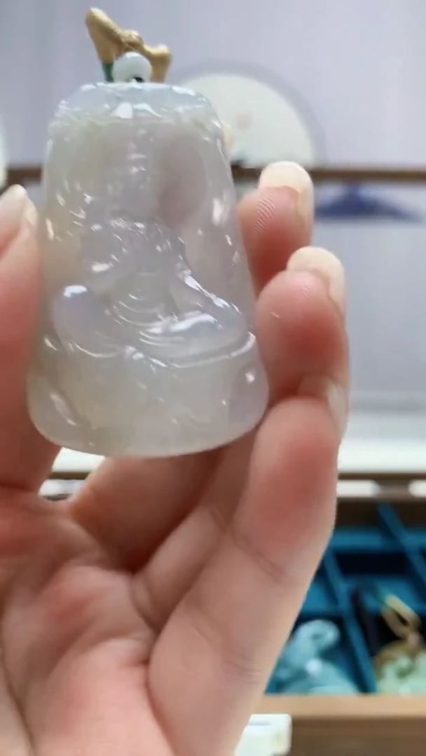 定制翡翠未镶嵌4868ms-毛货49观音