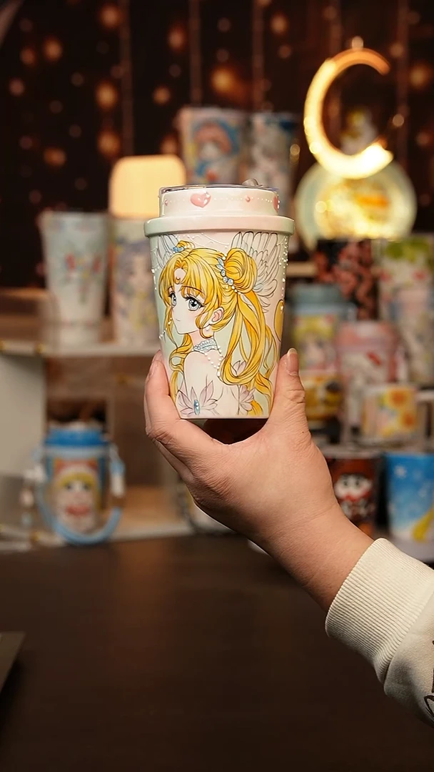 (玉泥）景德镇手工手绘文创陶瓷杯