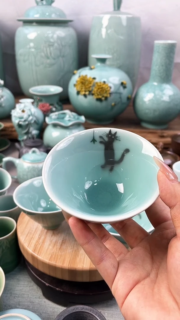 【闪购商品】特价 微瑕 慧仙青瓷