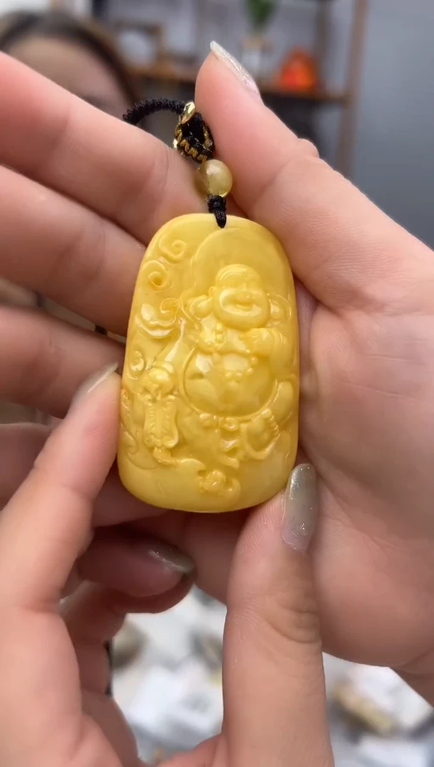 未镶嵌蜜蜡裸石蜜蜡吊坠