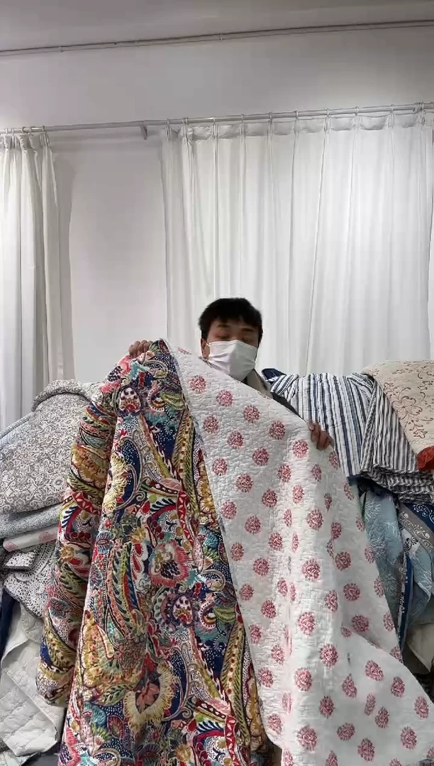 棉200*230纯棉床盖30号微瑕