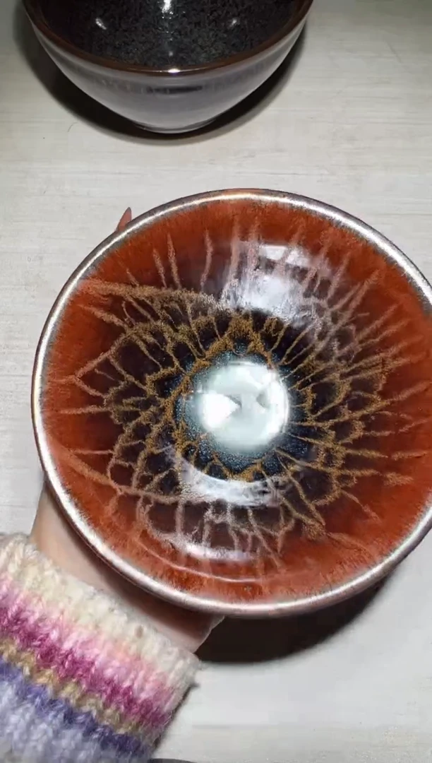 【闪购商品】茶盏38@建窑建盏金长兴