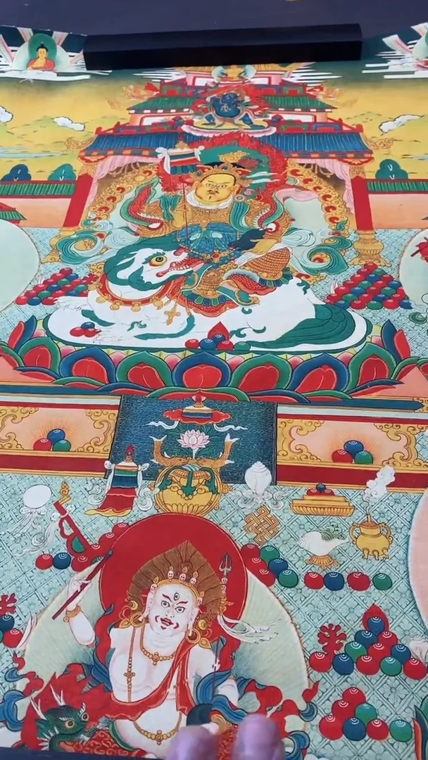 卷轴画王姬藏传唐卡艺术品