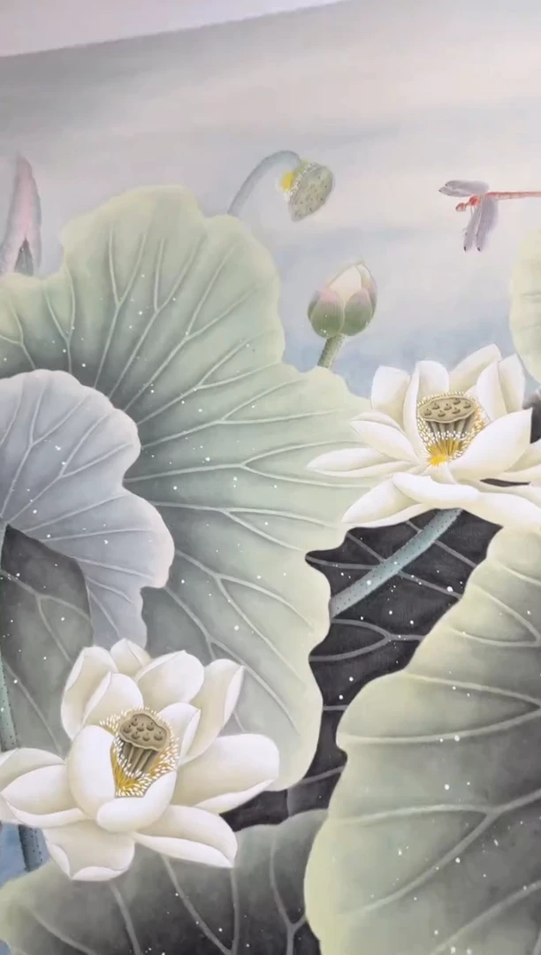 国画国画山水花鸟纯手绘