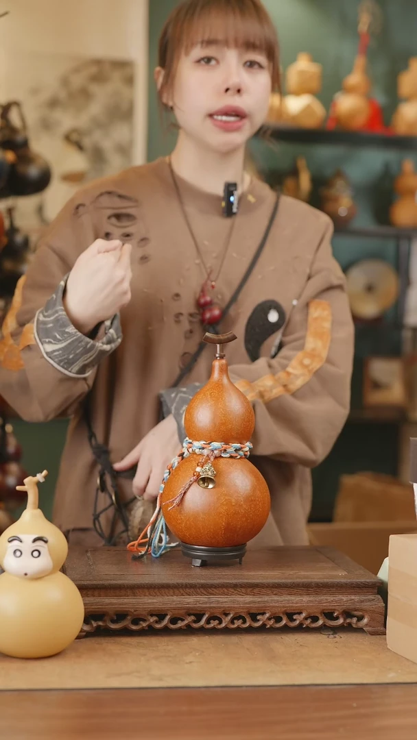 【闪购商品】229号精品天然大漆工艺防渗内胆酒葫芦~