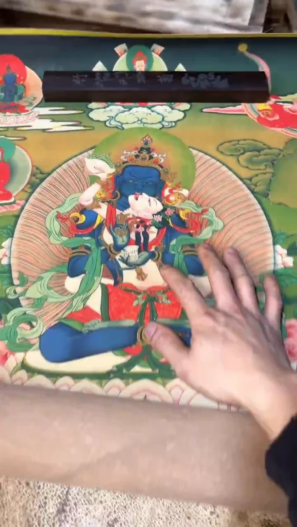 卷轴画卷轴画卷轴画玖忆唐卡TK13