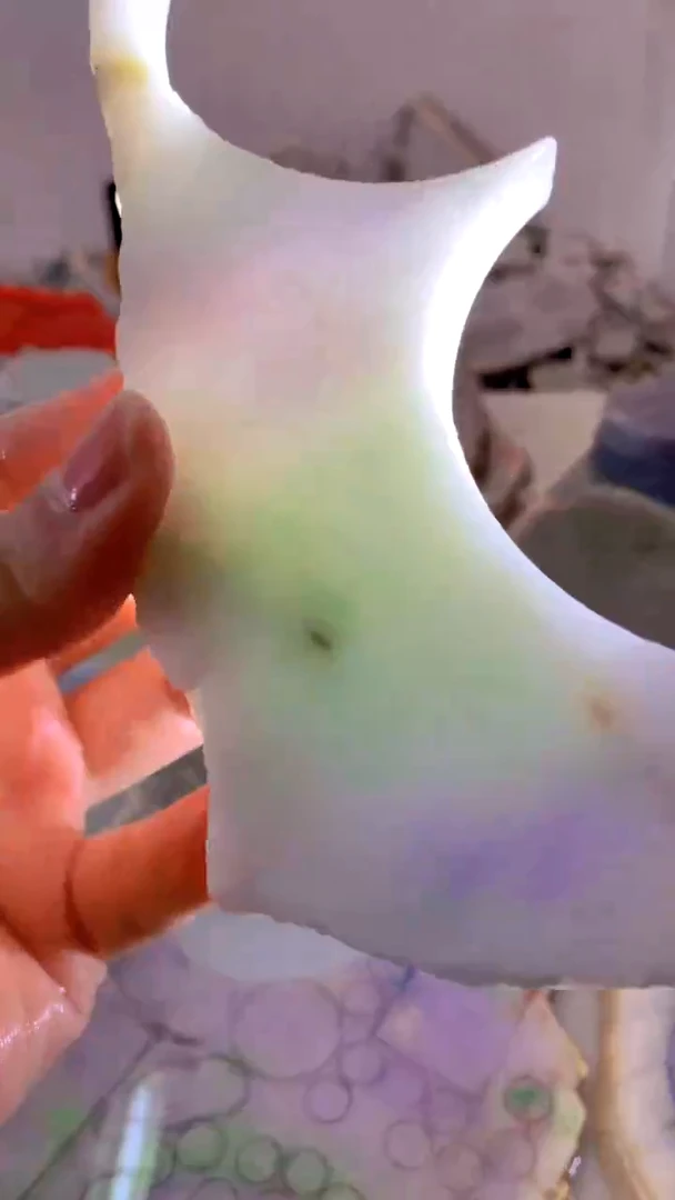 翡翠未镶嵌颈饰缅甸A货翡翠974