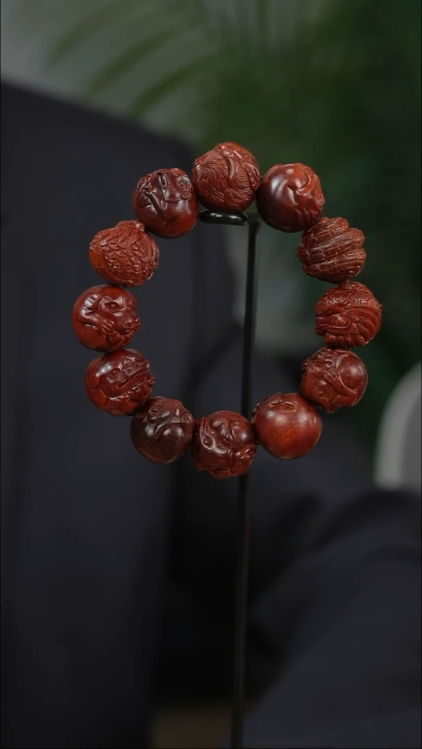 檀香紫檀（小叶紫檀）手串/手链印度小叶紫檀 2十二生肖2.0